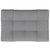 Pallet Cushion Grey 120x80x12 cm Fabric