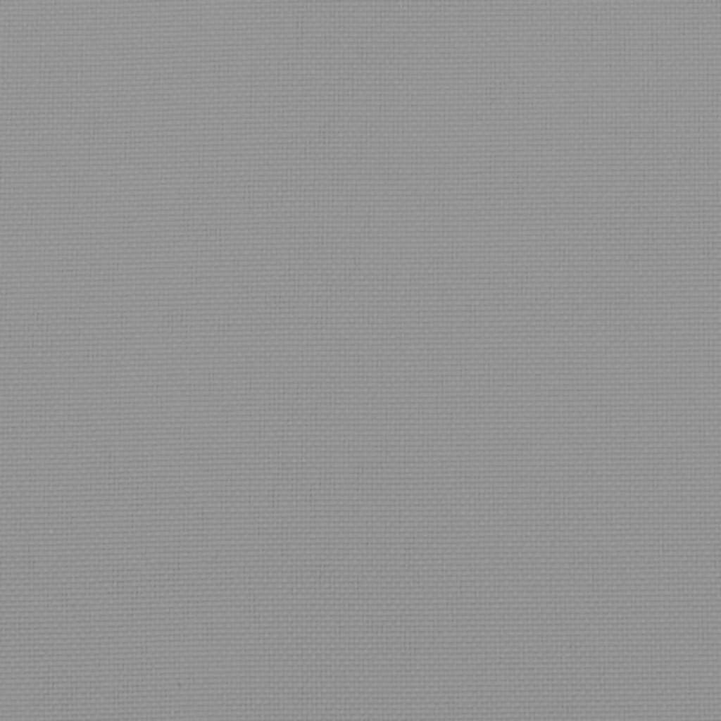 Pallet Cushion Grey 120x80x12 cm Fabric