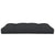 Pallet Cushion Black 120x80x12 cm Fabric