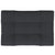 Pallet Cushion Black 120x80x12 cm Fabric