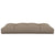 Pallet Cushion Taupe 120x80x12 cm Fabric