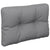 Pallet Cushion Grey 50x40x12 cm Fabric