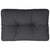 Pallet Cushion Black 50x40x12 cm Fabric