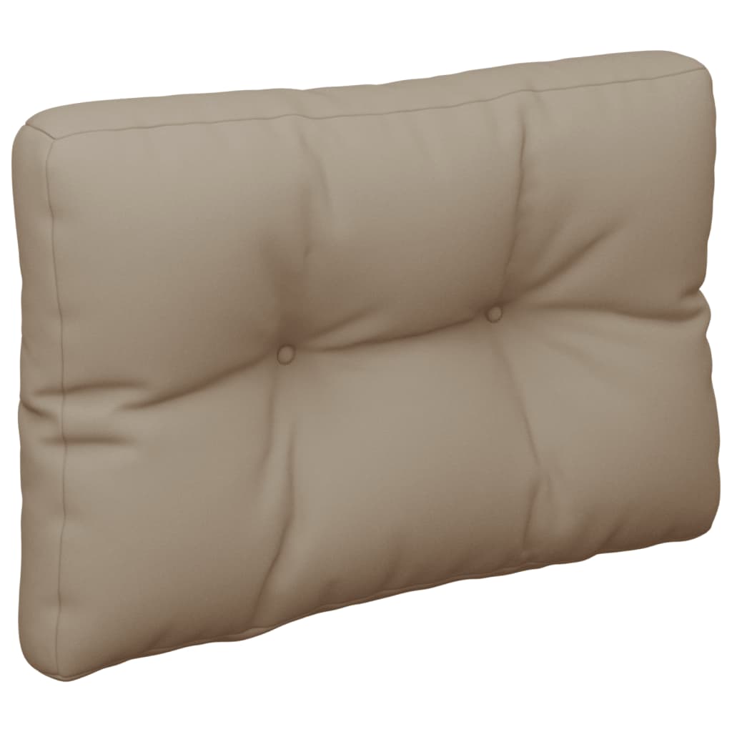 Pallet Cushion Taupe 50x40x12 cm Fabric