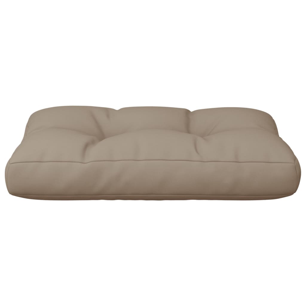 Pallet Cushion Taupe 50x40x12 cm Fabric