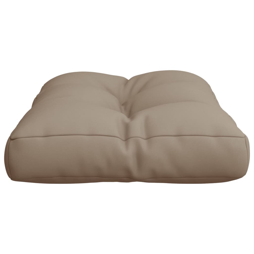Pallet Cushion Taupe 50x40x12 cm Fabric