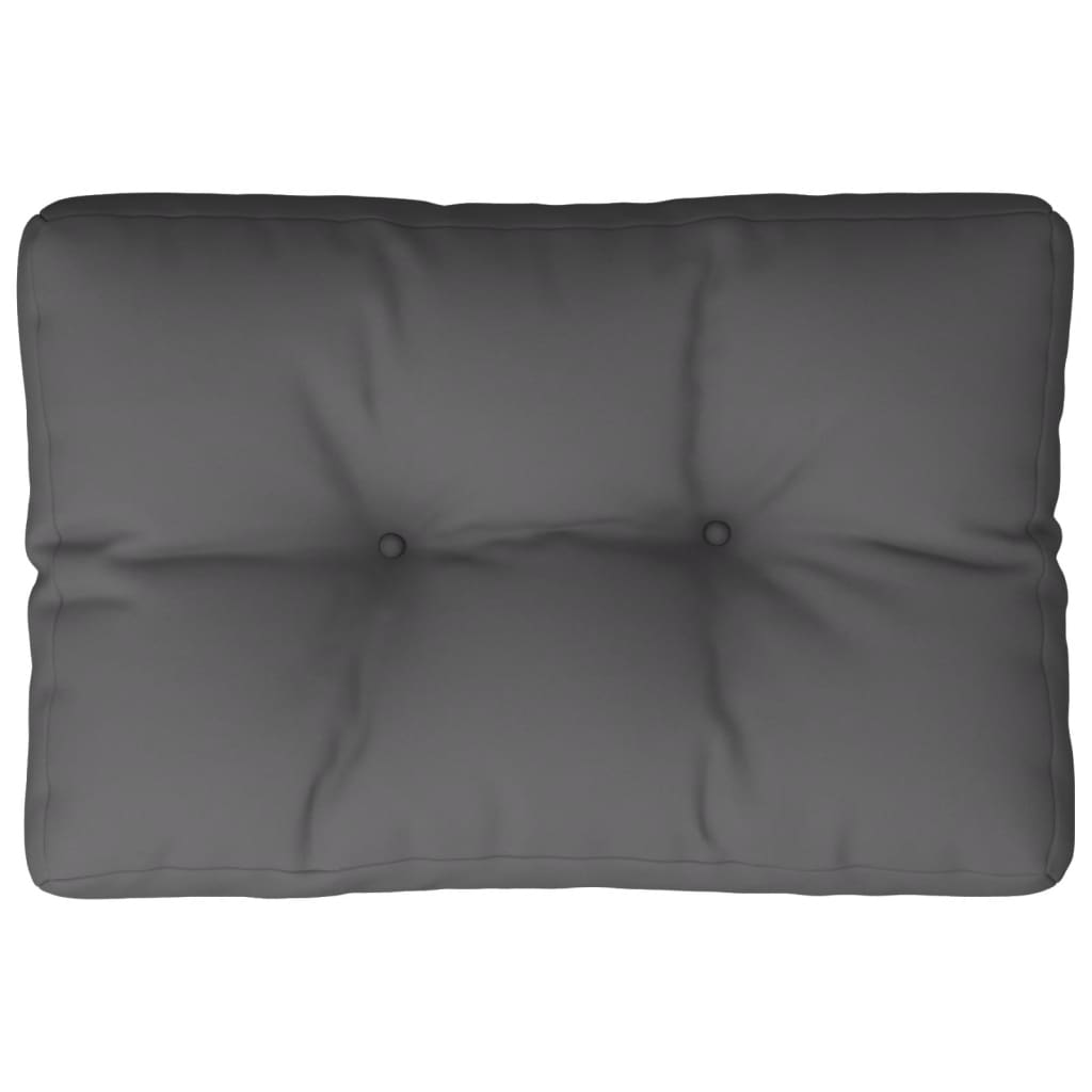 Pallet Cushion Anthracite 60x40x12 cm Fabric