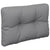 Pallet Cushions 2 pcs Grey Fabric