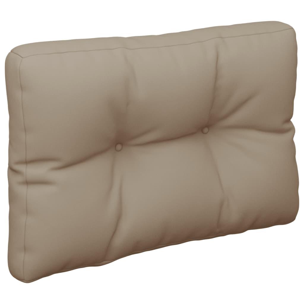 Pallet Cushions 2 pcs Taupe Fabric