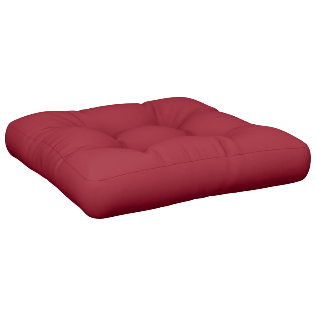 Pallet Cushions 2 pcs Wine Red Fabric
