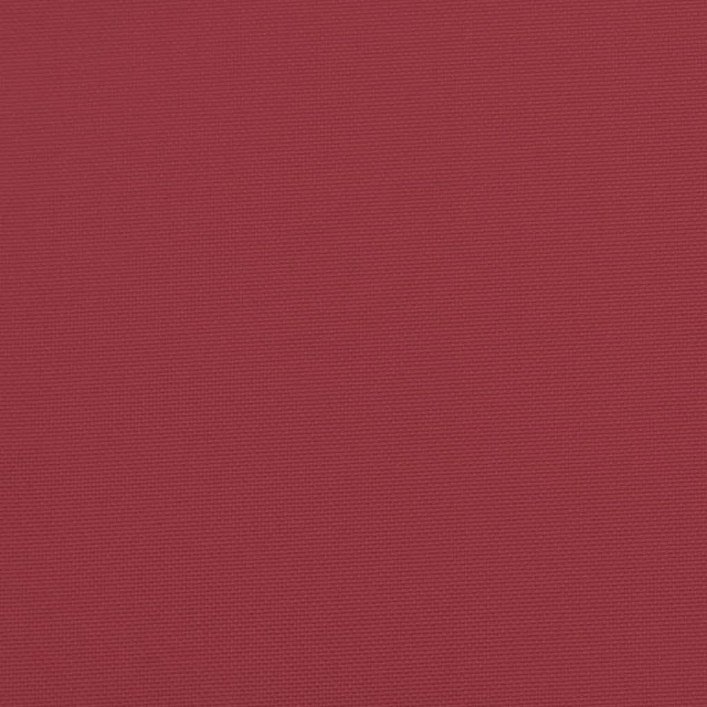 Pallet Cushions 2 pcs Wine Red Fabric