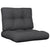 Pallet Cushions 2 pcs Black Fabric