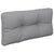 Pallet Cushions 2 pcs Grey Fabric