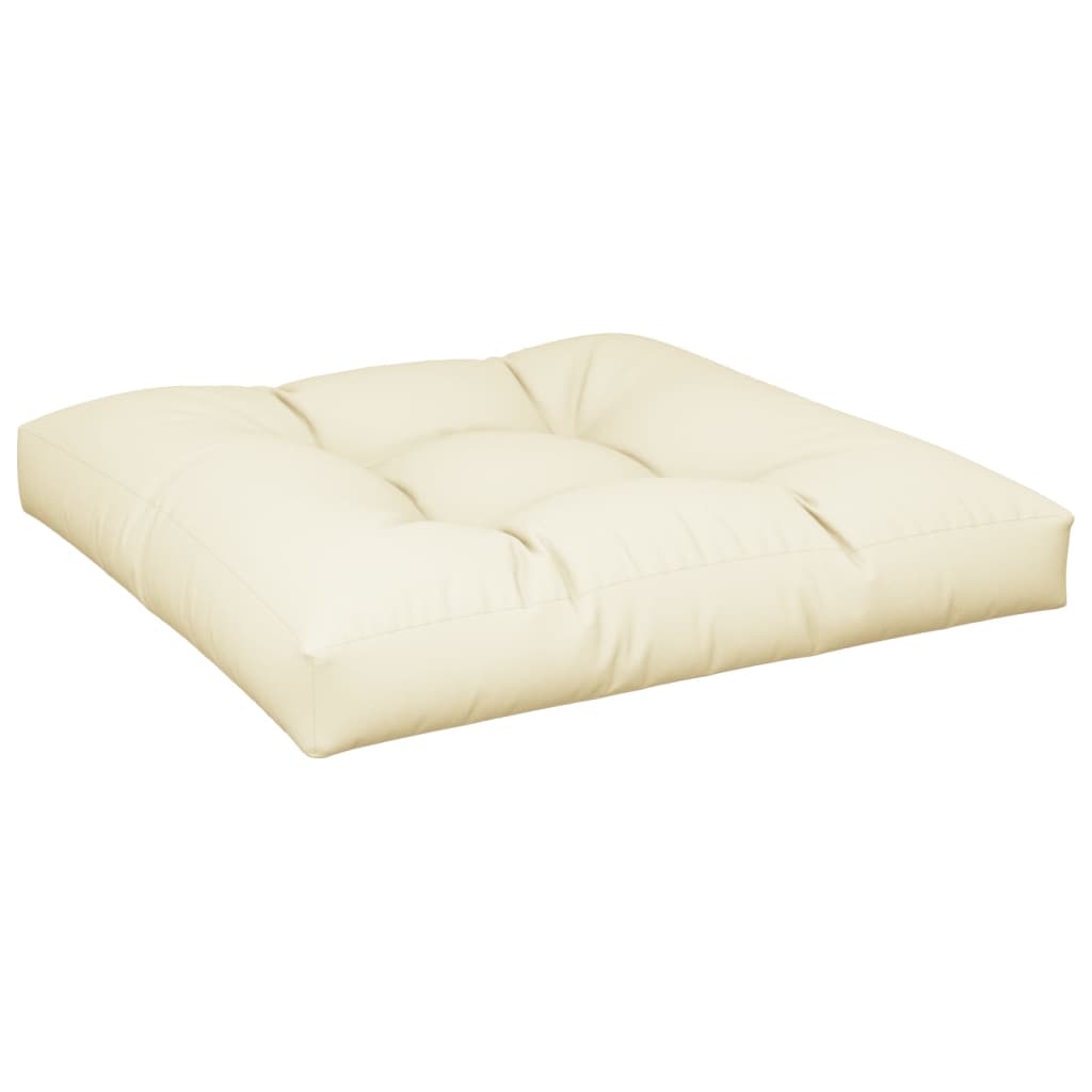 Pallet Cushions 2 pcs Cream Fabric