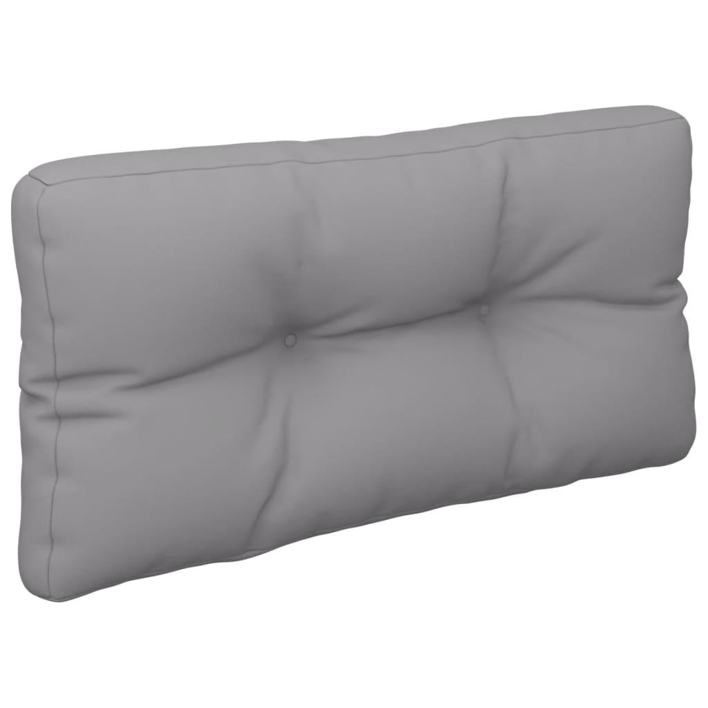 Pallet Cushions 2 pcs Grey Fabric