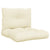 Pallet Cushions 2 pcs Cream Fabric