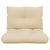 Pallet Cushions 2 pcs Beige Fabric