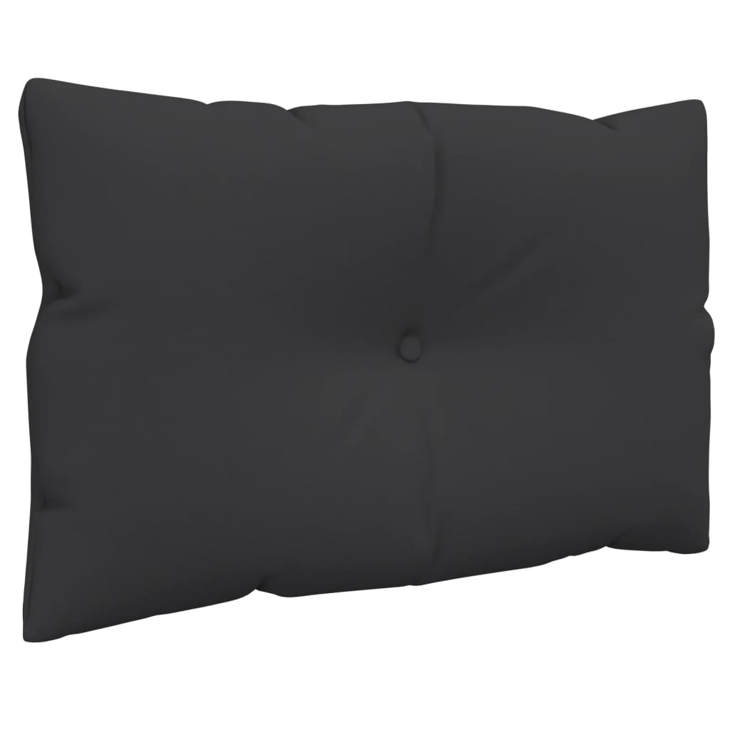 Pallet Cushions 2 pcs Black Fabric