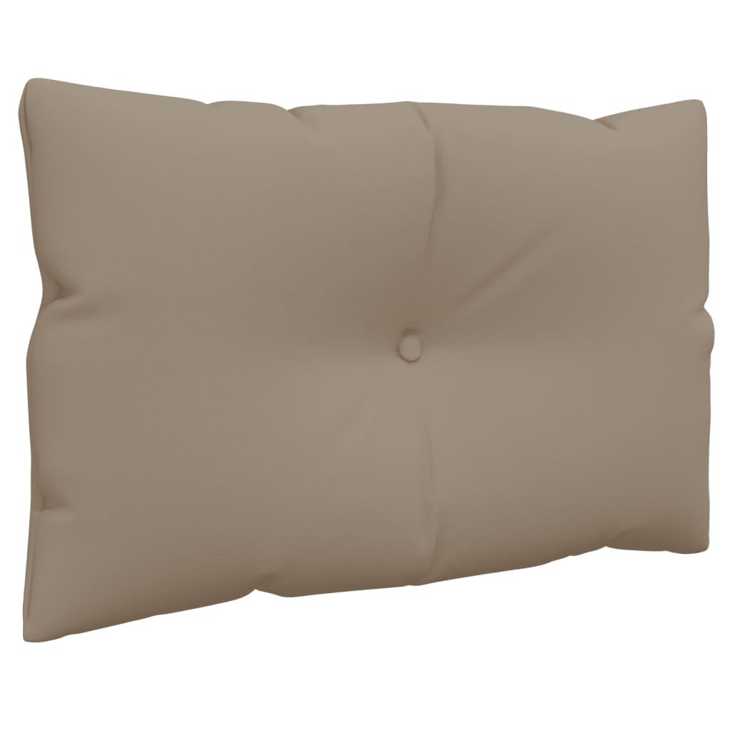 Pallet Cushions 2 pcs Taupe Fabric