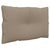 Pallet Cushions 2 pcs Taupe Fabric