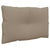 Pallet Cushions 2 pcs Taupe Fabric