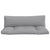 Pallet Cushions 2 pcs Grey Fabric