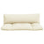 Pallet Cushions 2 pcs Cream Fabric