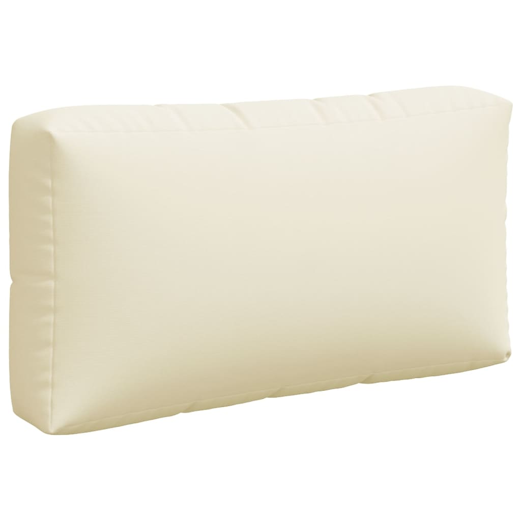 Pallet Cushions 3 pcs Cream Fabric