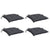 Chair Cushions 4 pcs Anthracite 40x40x7 cm Oxford Fabric