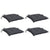 Chair Cushions 4 pcs Anthracite 50x50x7 cm Oxford Fabric