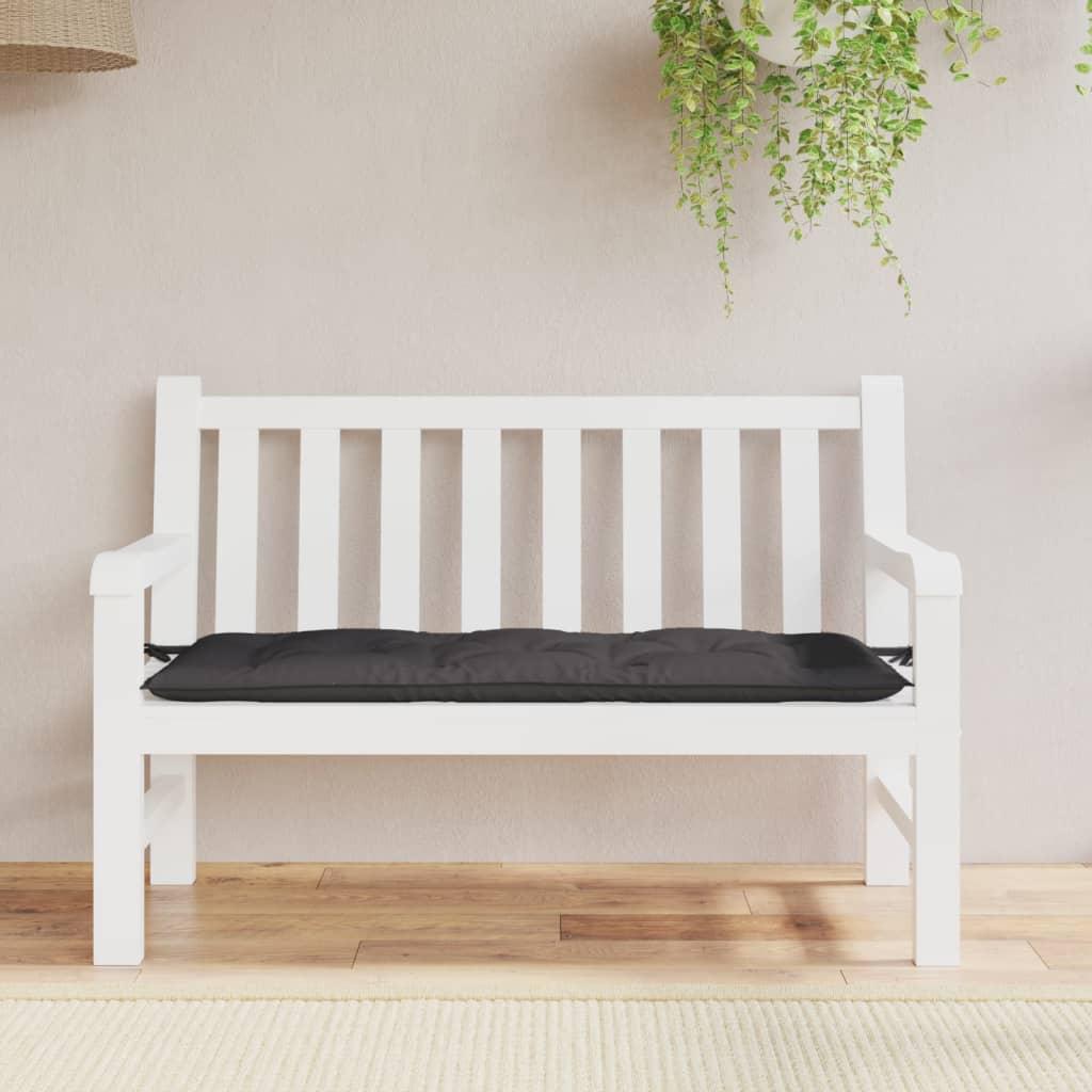 Garden Bench Cushion Anthracite 120x50x7 cm Oxford Fabric