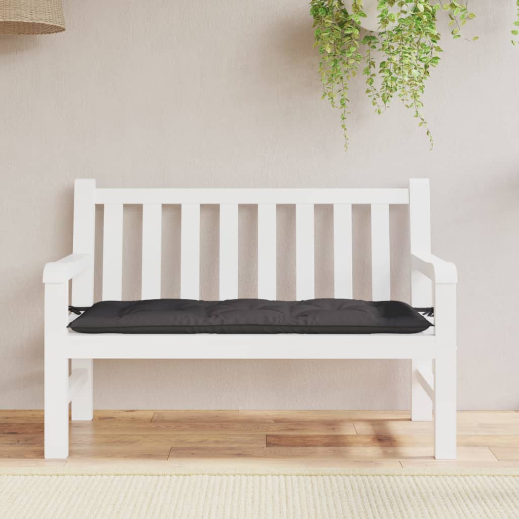 Garden Bench Cushion Anthracite 120x50x7 cm Oxford Fabric