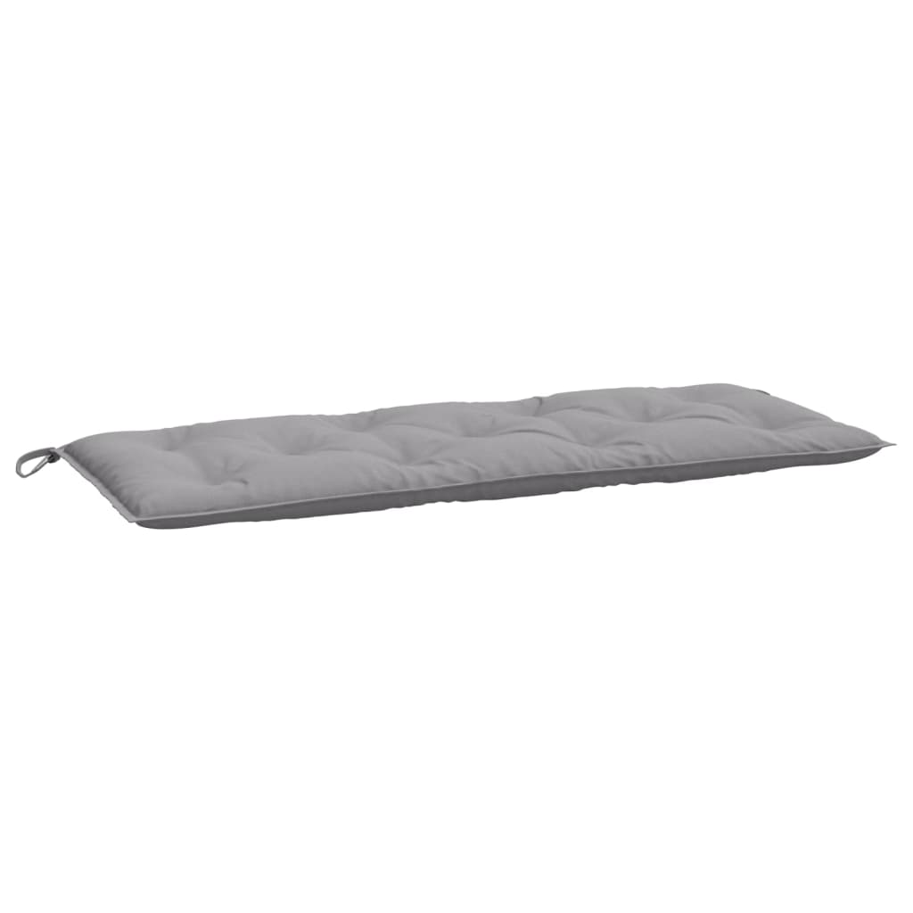 Garden Bench Cushion Grey 120x50x7 cm Oxford Fabric