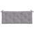 Garden Bench Cushion Grey 120x50x7 cm Oxford Fabric