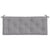 Garden Bench Cushion Grey 120x50x7 cm Oxford Fabric