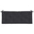 Garden Bench Cushion Black 120x50x7 cm Oxford Fabric