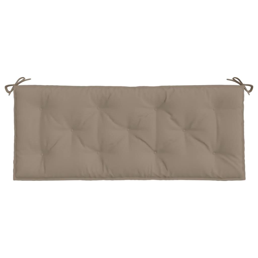 Garden Bench Cushion Taupe 120x50x7 cm Oxford Fabric