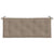 Garden Bench Cushion Taupe 120x50x7 cm Oxford Fabric