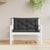 Garden Bench Cushions 2pcs Black 100x50x7 cm Oxford Fabric