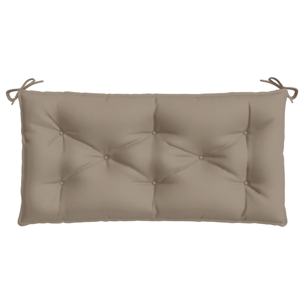 Garden Bench Cushions 2 pcs Taupe 100x50x7 cm Oxford Fabric