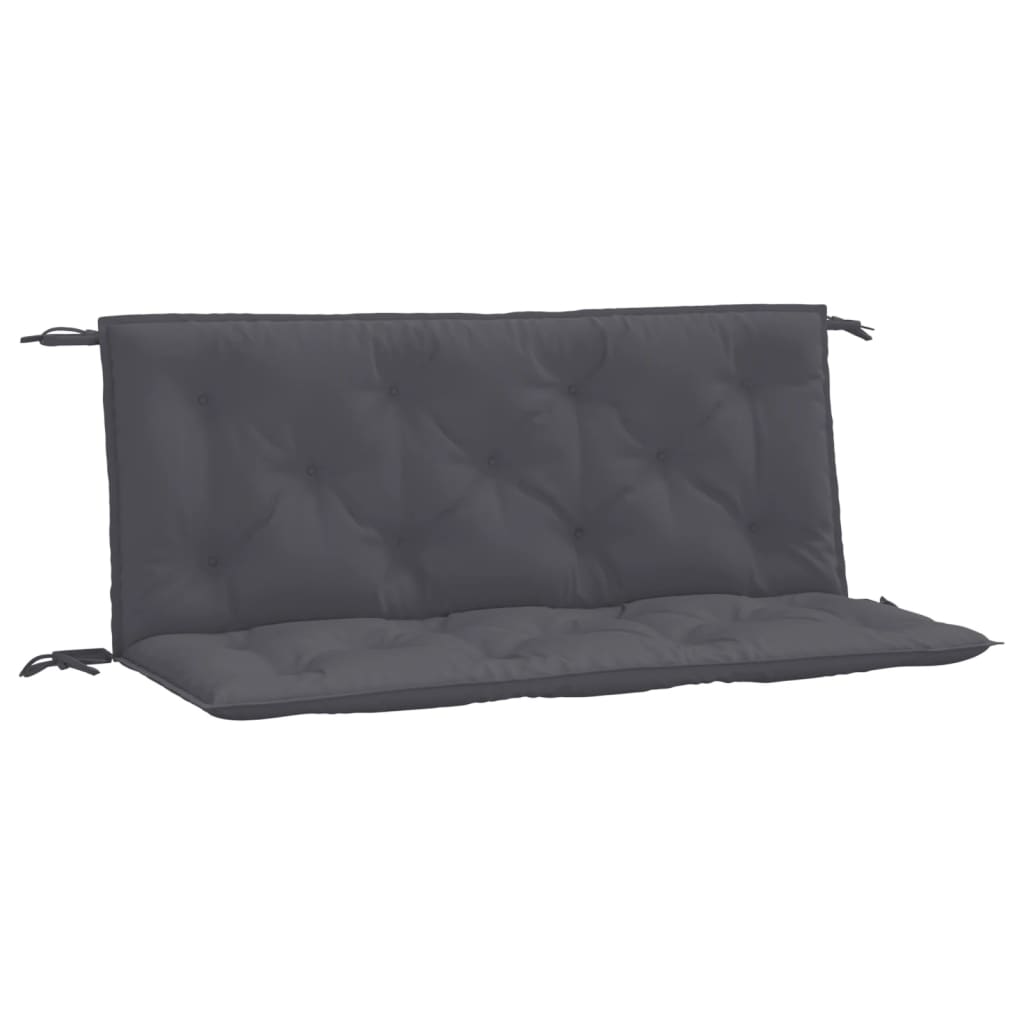 Garden Bench Cushions 2pcs Anthracite 120x50x7cm Oxford Fabric