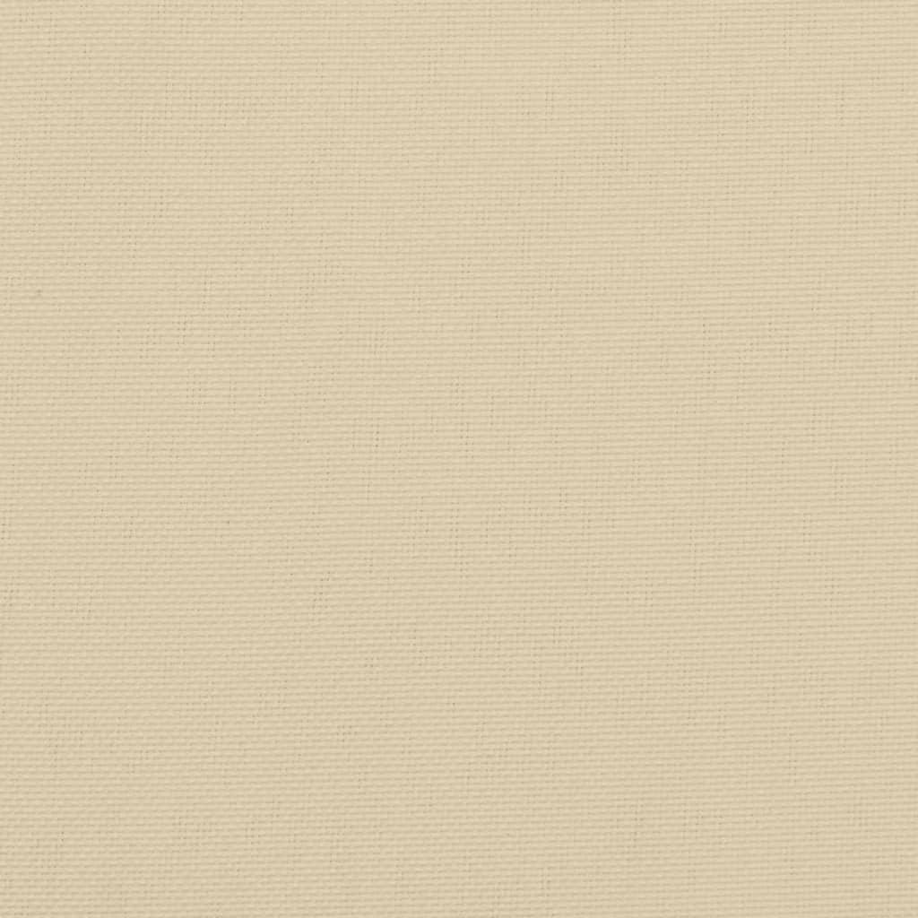 Garden Bench Cushions 2 pcs Beige 120x50x7 cm Oxford Fabric