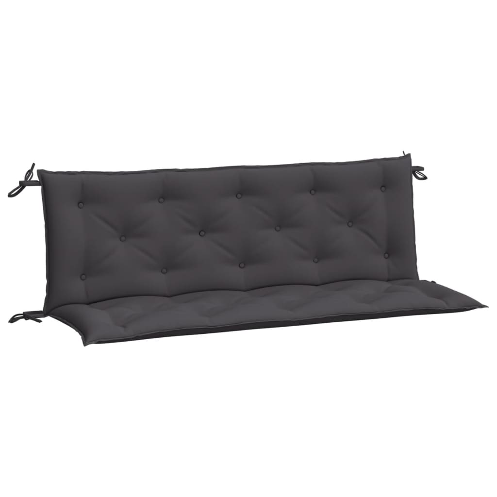 Garden Bench Cushions 2pcs Anthracite 150x50x7cm Oxford Fabric