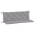 Garden Bench Cushions 2pcs Grey 150x50x7cm Oxford Fabric