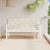 Garden Bench Cushions 2 pcs Cream White 150x50x7 cm Oxford Fabric