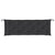 Garden Bench Cushions 2pcs Black 150x50x7cm Oxford Fabric