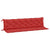 Garden Bench Cushions 2pcs Red 200x50x7cm Oxford Fabric