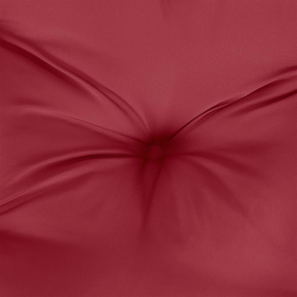Garden Bench Cushions 2pcs Wine Red 200x50x7cm Oxford Fabric