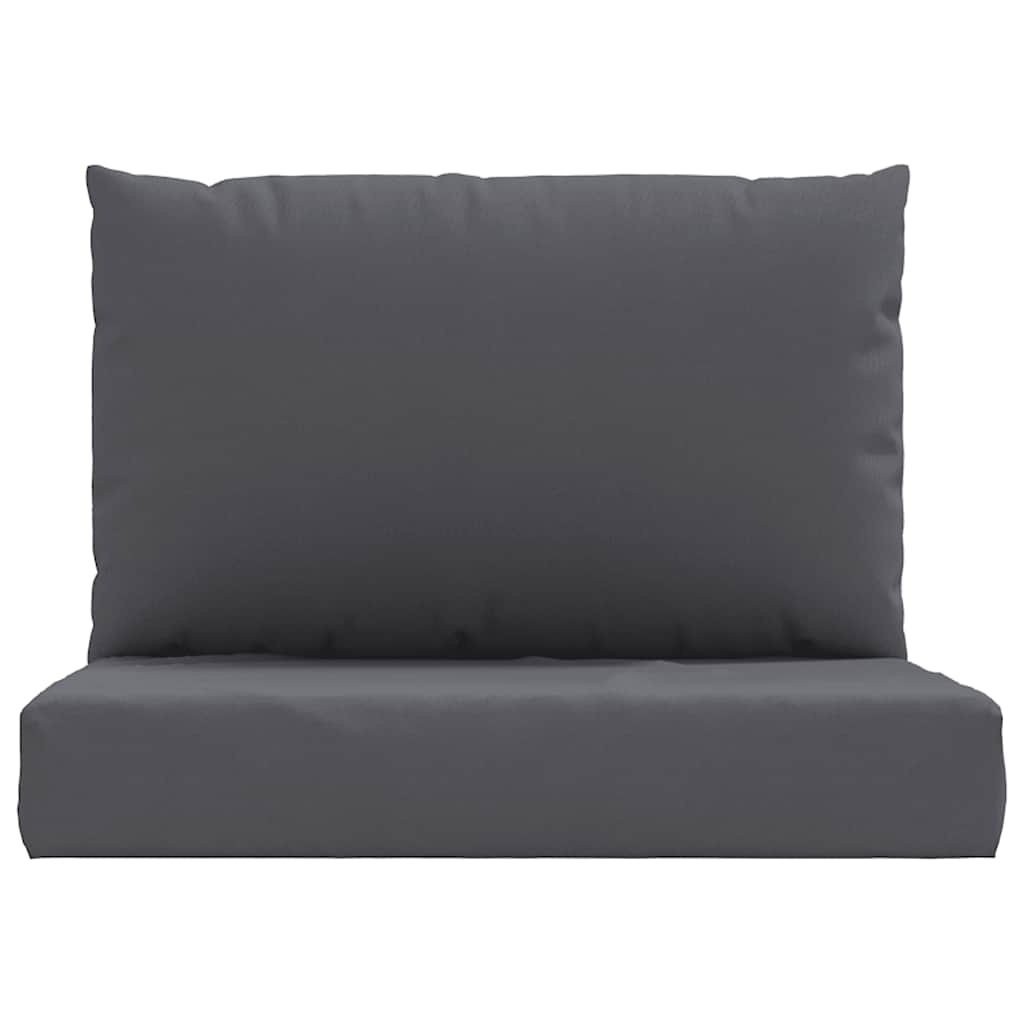 Pallet Cushions 2 pcs Anthracite Oxford Fabric