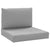 Pallet Cushions 2 pcs Grey Oxford Fabric